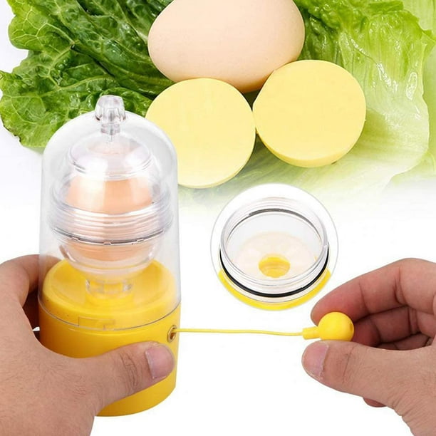 Fouet, grattoir à œufs manuel avec cordon de tirage, aide de cuisine  cuiseur à œufs dorés, secoueur à œufs portable, mélangeur manuel à œufs  dorés