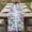 Light Purple Green Light Blue, variant on Table Runner 60 Inches Long for Kitchen Dining, Purple Flowers Dresser Scarf Farmhouse, Dining Table Decorations for Wedding/Parties, Spring Floral Leaves Plants Blue Plaid 13 x 60 In