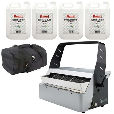 Antari B-200T High Output Bubble Machine with 4-Liter Bottles of Bubble Liquid Package