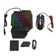thumbnail image 2 of Paquete Combinado De Juegos Móviles, Combo De Conversor De Ratón Y Teclado Responsivo 4 En 1 Conexión Universal Sin Demora Con Soporte De Teléfono Ajustable Para, 2 of 7