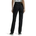 thumbnail image 3 of Lee Womens Ultra Lux Comfort Flex Motion Straight Jeans Denim Midnight Bloom New, 3 of 7