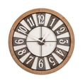 thumbnail image 4 of Clock In - Clock Metal Brown, 4 of 7