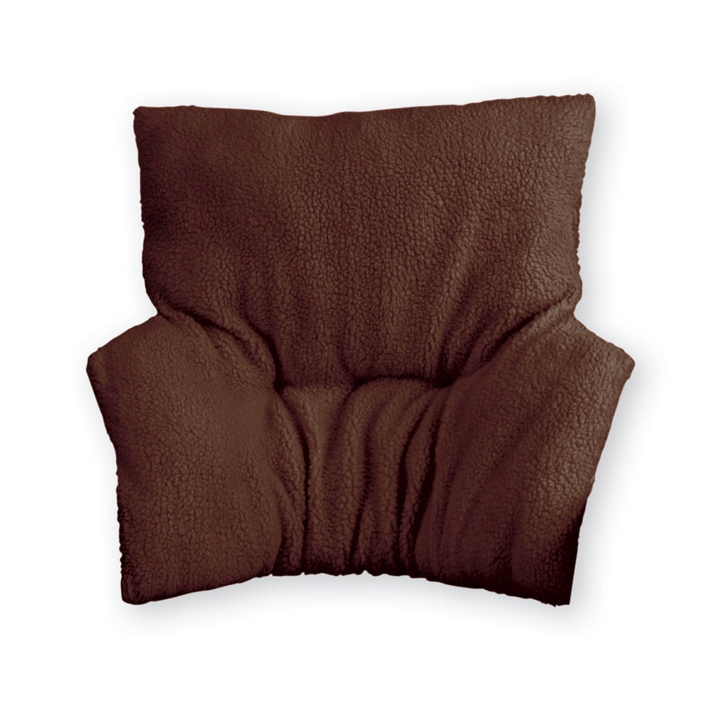 Faux Sheepskin Deluxe Back Rest Support Cushion Lower Back