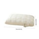 thumbnail image 3 of Bread Pillow - Almohada de soporte cervical de poliéster suave para adultos, 29x19 pulgadas, blanca, transpirable e hipoalergénica para hogar y hotel, 3 of 8