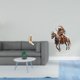 thumbnail image 2 of Gancho de pared plegable,Percheros plegables de pared,Gancho de pared para auriculares,perchero,Letrero de escritorio Home Knight,Adorno de caballero acrílico 2D para estante de manualidades, 2 of 8