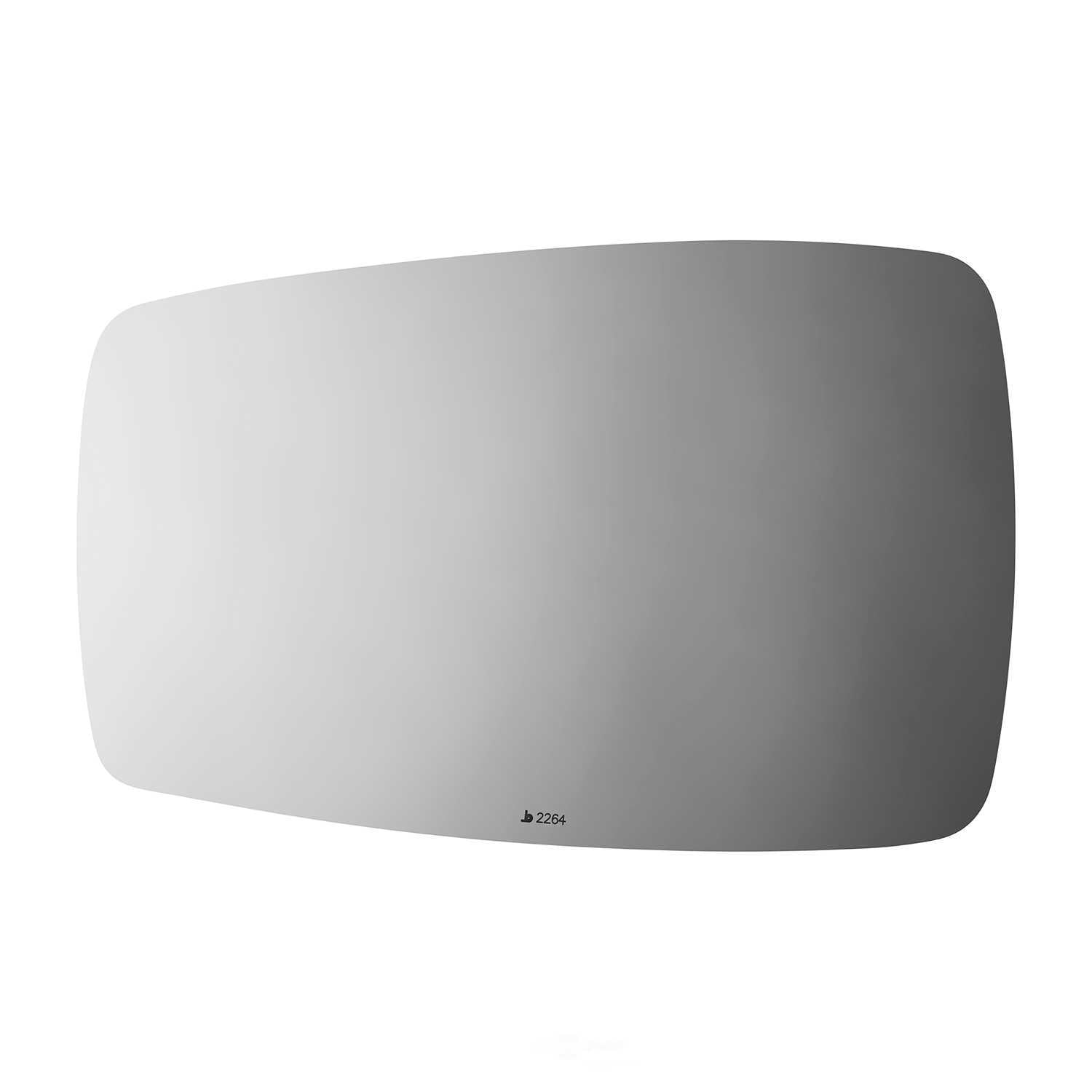 Burco Side View Mirror Replacement Glass - Clear Glass - 2264