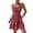 #0439-Wine, variant on Shihyeh Women's Sundress Smock Cami Mini Dress Sleeveless Swing A Line Short Dresses Casual Cute Summer Dresses