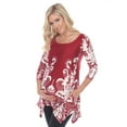 thumbnail image 3 of White Mark Women's Maternity Ganette Tunic Top, 3 of 5