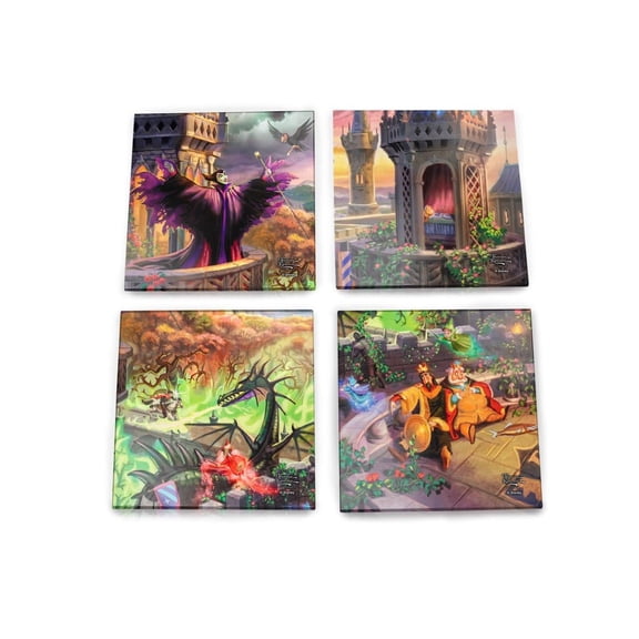 Disney (Maleficent) StarFire™ Print Coaster Set of Four SPCSTR1271