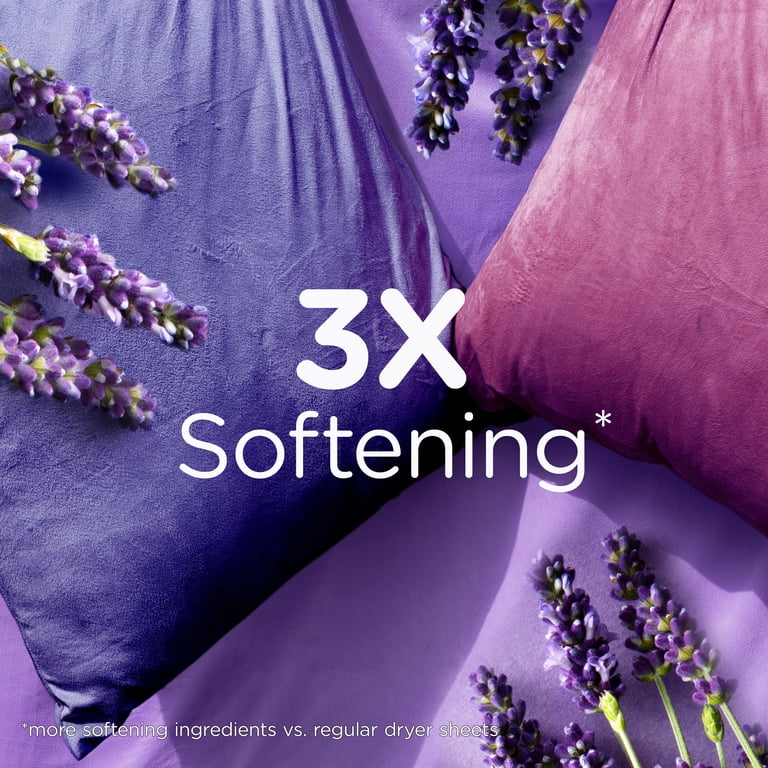 Downy Fabric Softener Dryer Sheets, Calm Lavender Vanilla Bean