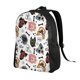 thumbnail image 2 of Disketp Hip Hop Dog Mochila Unisex de Apertura Lateral Completa, Mochila para Laptop para Escuela, Trabajo y Viajes, 2 of 8