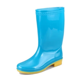 blue rain boots walmart