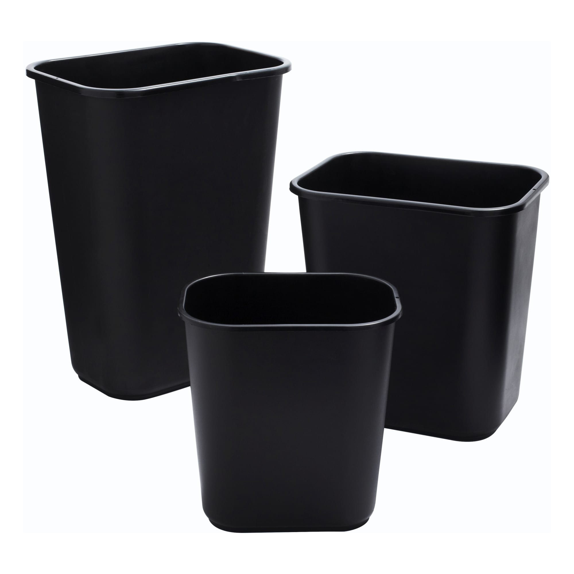 Rubbermaid Commercial Products 7-Gallon Black Wastebasket photo 4