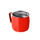 thumbnail image 1 of Tazas de Acero Inoxidable 304 Taza de Té de Diseño de Media Luna con Separador de Escoria, Taza de Filtro Verde de Alto Valor para la Cerveza, Manija Ergonómica Laminada de Labio de 4.92x3.35x3.35In, 1 of 8