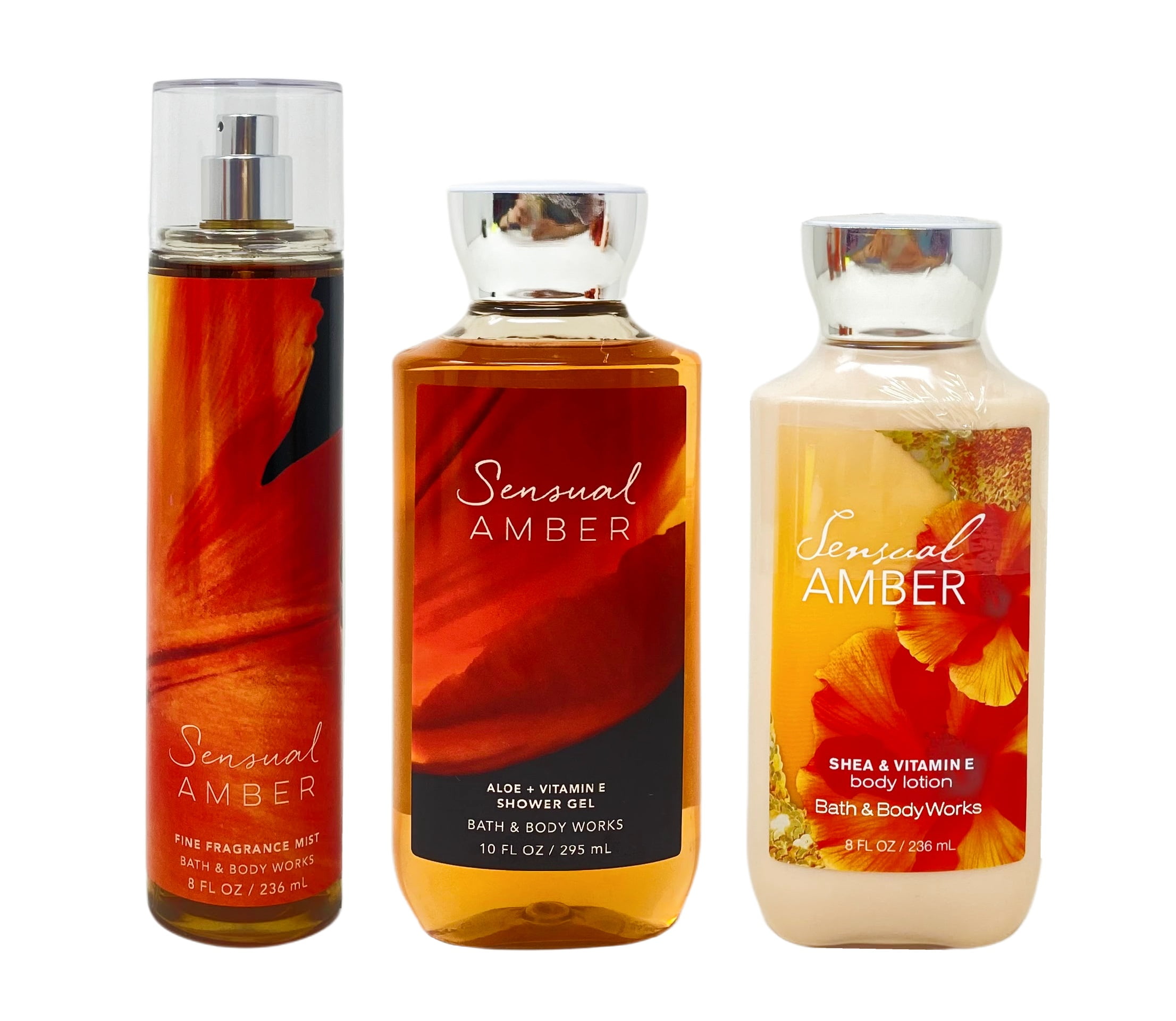 Bath & Body Works Sensual Amber Body Lotion and Mist Fragrance Set