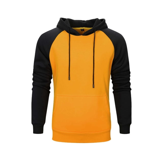 LUOGENLI Chandails à Capuchon pour Hommes Design Graphique Chandail à Capuchon pour Hommes Code Européen Commerce Extérieur Chandail à Capuchon pour Hommes Chandail à Capuchon pour Couple Chandail Molletonné Chandails à Capuchon pour Hommes Couverture Jaune Taille TTTG