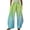 Multicolor, variant on Spring Fall Essentials Casual Clothing Lady's Four Pocketed Double Printed Casual Pants Summer Casual Pants for Women