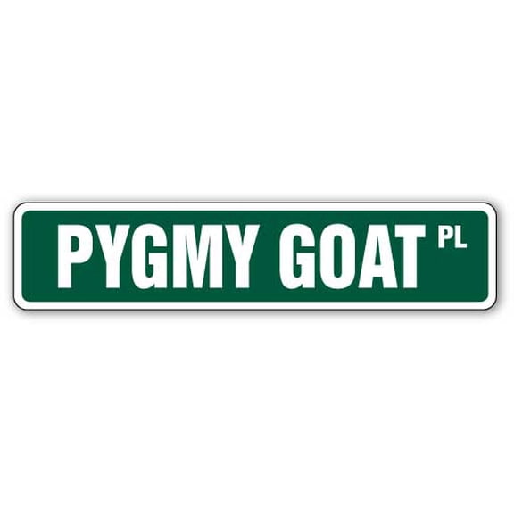 PYGMY GOAT Street Sign goats breed pet farm signs | Indoor/Outdoor |  30" Wide