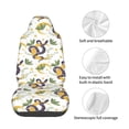 thumbnail image 5 of Balery Snake And Moon Pattern Car Seat Cover - Soft & Breathable Front Premium Covers with Non-Slip Protector Fits Most Automotive, Vans, SUVs, Trucks - 1 Unit, 5 of 5