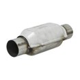thumbnail image 2 of Flowmaster Catalytic Converter 2220125 222 Series; 4-1/4 Inch Diameter Stainless Steel Case; Single 2-1/2 Inch Slip Fit Inlet; Single 2-1/2 Inch Slip Fit Outlet; 12-3/4 Inch Overall Length, 2 of 5