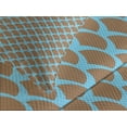 thumbnail image 4 of Ambesonne Fish Quilted Bedspread Set 3 Pcs, Animal Scales Pattern, King Size, Tan Pale Blue, 4 of 5