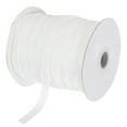 thumbnail image 1 of Unique Bargains Metallic Glitter Velvet Ribbon 3/8 Inch x 50 Yard Single Face Sparkle Ribbon Gift Wrapping White, 1 of 5
