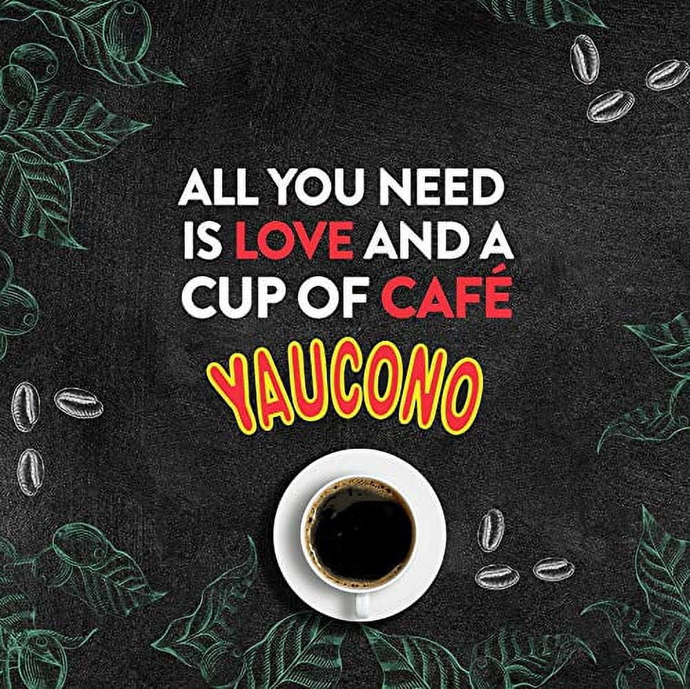 Yaucono Coffee, Arabica Ground Medium Roast Bagged, Puerto Rico, 14 Ounce (Pack of 6)