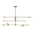 thumbnail image 5 of Lyrique 12-Light Chandelier in Warm Brass, 5 of 6
