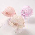 thumbnail image 2 of Newborn Lace Cap Photography Hat Full Moon Hundred Days Baby Princess Hat, 2 of 5