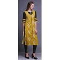 thumbnail image 3 of Bimba 3/4 Sleeve Printed Long Indian Straight Kurtis For Women Summer Wear Tunic, 3 of 6