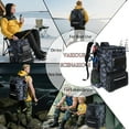 thumbnail image 6 of Fishing Backpack with Rod Holder, 55L Water Resistant Tackle Bag with Cooler, 6 of 7