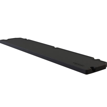 Suncast Horizontal Shed Shelf Kit Space Saving Shelving, Wall Mount Outdoor Storage, Black
