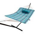 thumbnail image 1 of Blue Wave NU3112 Île Retraite Hamac Oreiller & Pad Ensemble - Bleu & Blanc, 1 of 1