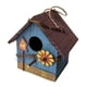 thumbnail image 2 of Casa de pájaros decorativa colgante, decoración de jardín y hecha para pájaros salvajes, colibrí, Cardinal, Pinzón, Bluebird Azul DYNWAVEMX casas de aves, 2 of 5