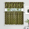 thumbnail image 2 of Funny Bigfoot Kitchen Curtains for Windows – Retro Forest Mountain Cabin Decor, Mythical Creature Window Drapes for Nature Lovers, Rustic Camping Themed Curtain Panels, 2 of 6