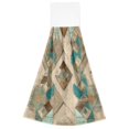 thumbnail image 2 of 2PCS Velcro Hangable Hand Towels Quick-Drying Hanging Kitchen Towels for Kitchen & Bathroom Natural Abstract Shapes, 2 of 7
