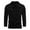 Black, variant on KyCheLot Men's Cotton Undershirt Long Sleeve Ruched Collar Pullover Pocket Soft Plus Size Tshirts