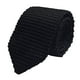 thumbnail image 5 of 3 s de Punto Sólido de Negocios Informales para Hombre, Tejida Clásica, Negro, Rojo, Azul Macarena Corbata de punto masculino, 5 of 8