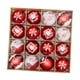 thumbnail image 5 of 16x Bolas Navideñas Adornos Navideños Colgantes Bolas Colgantes Rojo blanco, 5 of 9