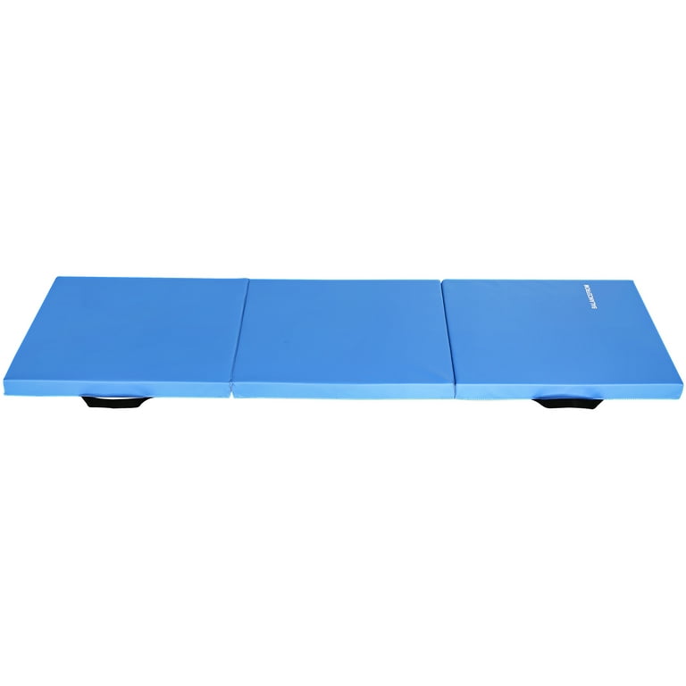 GetUSCart- BalanceFrom 2 Thick Tri-Fold Folding Exercise Mat with Carrying  Handles for MMA, Gymnastics and Home Gym Protective Flooring