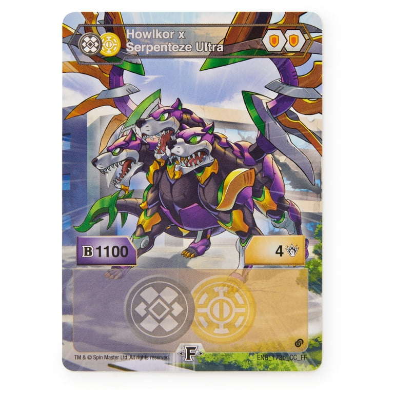Bakugan Ultra Fused Howlkor x Serpenteze 3-inch Armored