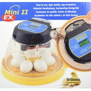 Brinsea Mini II EX Digital Humidity Controlled 7 Egg Incubator with Egg Turning & Temperature Alarm