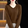 thumbnail image 3 of Womens Oversized Knit Sweater Turtleneck Pullover Soft Long Sleeve Casual Warm Top Comfortable Loose Fit for Fall and Winter, 3 of 5