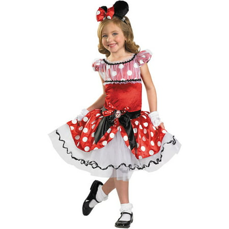 Disney Red Minnie Mouse Tutu Prestige Child Halloween Costume - Walmart.com