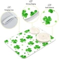 thumbnail image 4 of Patricks Day Clover Green (49) Dish Drying Mat for Kitchen Counter 18 x 24 Inches Rack Pads Microfiber Dry Dishes Drainer Mats Dish Drying Pad Tableware Countertops Decor, 4 of 8