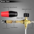 thumbnail image 6 of Snow Foam Cannon Pressure Washer Lance 1L Bottle Soap Sprayer Adjustable Foam Gun 1/4 Quick Connect Car Wash Jet Nozzle High Pressure Cleaning Tool with Spray Tips, 6 of 10