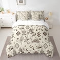 thumbnail image 2 of Manfei Tribal Western Bedding Sets King Size, Cowboy Cowgirl Bed in a Bag King size, Aztec Hippie Reversible Comforter Sets with Sheets, Microfiber Bedroom Decor, 7 Pieces, 2 of 6