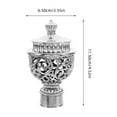 thumbnail image 2 of CRAFTHROU 12Pack Roman Drapery Finials Hollow Design for Indoor Decoration Home Decor, 2 of 6