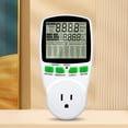 thumbnail image 1 of Corriente de trabajo máxima del zócalo del medidor de corriente alterna 16A 0.000KWh-9999KWh para el ahorro de energía, 1 of 8