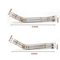 thumbnail image 2 of Motorcycle Exhaust Middle Link Pipe System Accessories For Suzuki For Hayabusa GSX1300R GSXR1300 2008-2018, 2 of 5